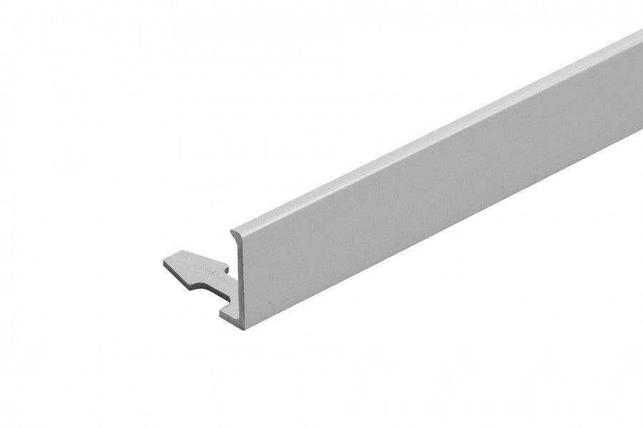 Corner finishing profile for tiles for arches, aluminum anode 15mm 2.5m Silver
