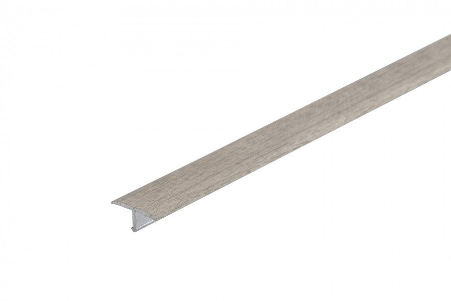 Smooth aluminum laminate joint profile 20mm 2.5m Avero Oak