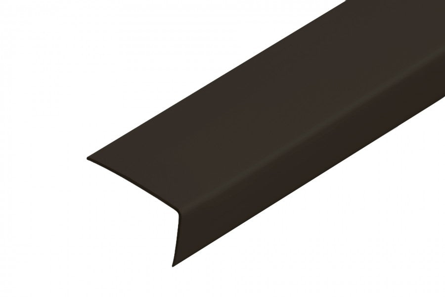 Профильный уголок из ПВХ 30x20x1,1 мм, длина 2,75 м, коричневый, 108