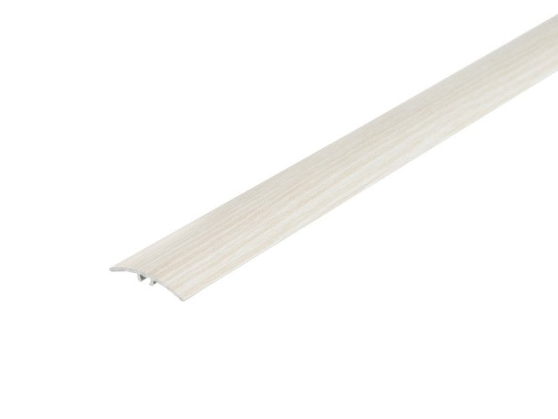 AL protective strip, push-in, 37mm, L= 1.86m, White Oak