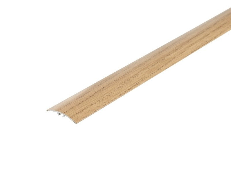 AL protective strip, push-in, 37mm, L= 1.86m, Burnt Oak
