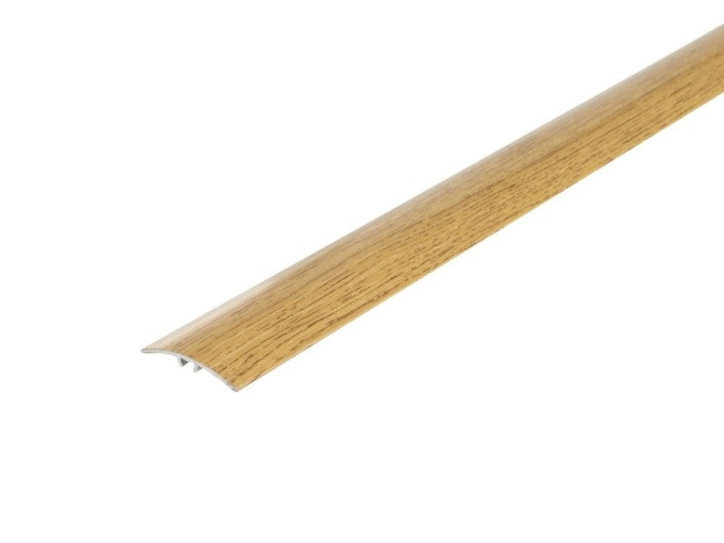 AL protective strip, push-in, 37mm, L= 2.79m, Golden Oak