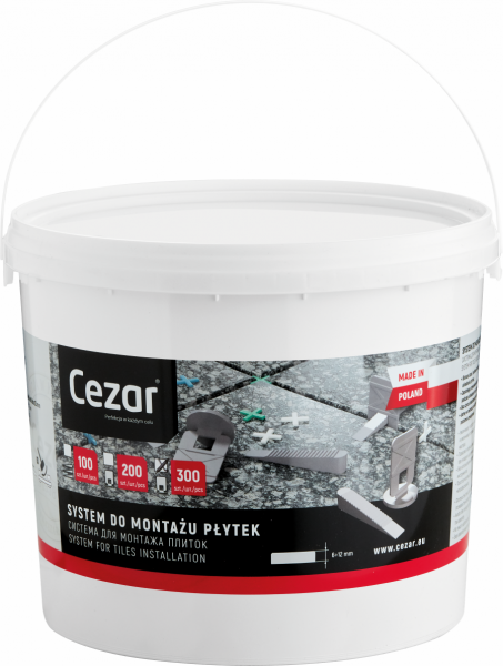 Klipsy do montażu płytek 300szt.