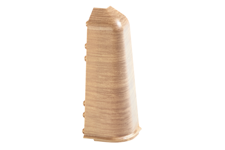 External corner for SOFTline skirting board 22.5x75mm 1 pack = 10 pcs Classic Oak Matte
