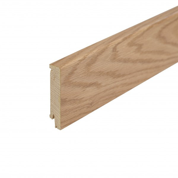 Wooden skirting board 80mm L= 2.50m Read Oak