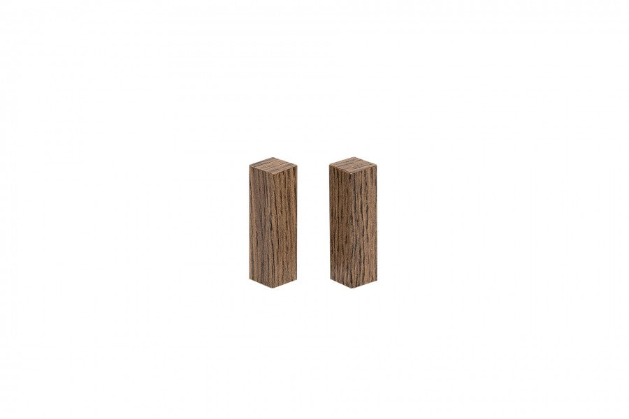 Торцевые стойки для плинтуса из МДФ 18x18x62 мм, Oak Warehouse, 6 шт.