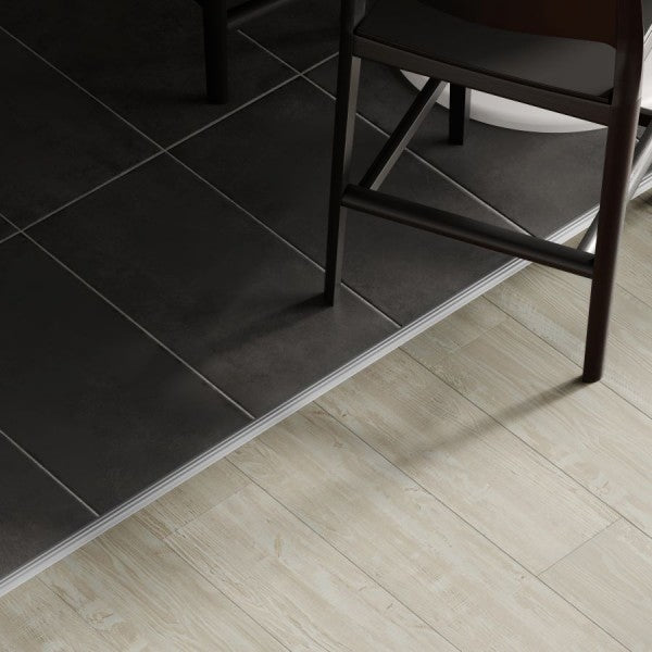 AL protective strip, push-in, with groove, 47mm, L= 0.83m, Silver
