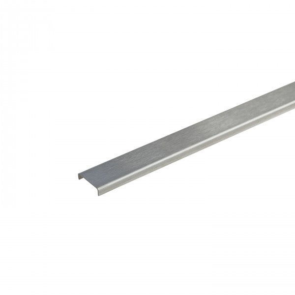 SN section U-shape 25x0.8mm L= 2.50m Brushed Stainless Steel