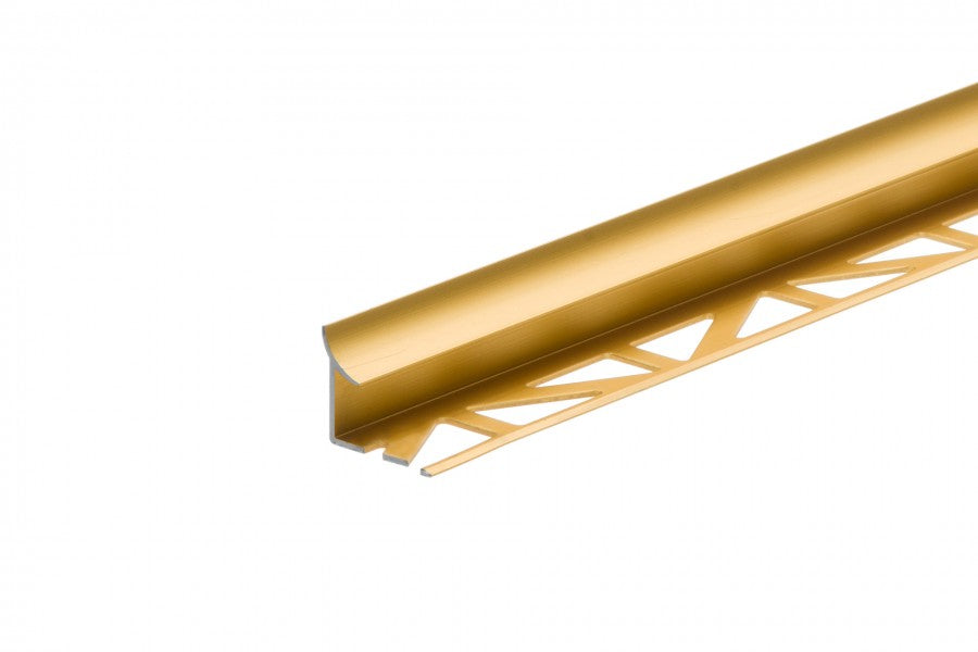 Profil wewnętrzny do glazury aluminium anoda 12mm 2,5m Złoty