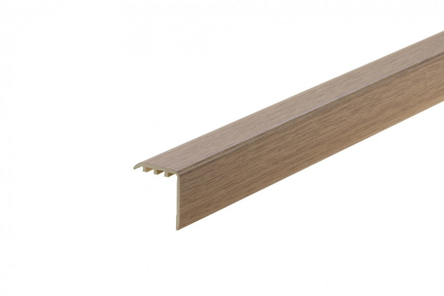 Kształtownik PVC kątownik progowy 30x30mm 2w1 L= 1,80m Dąb Canyon