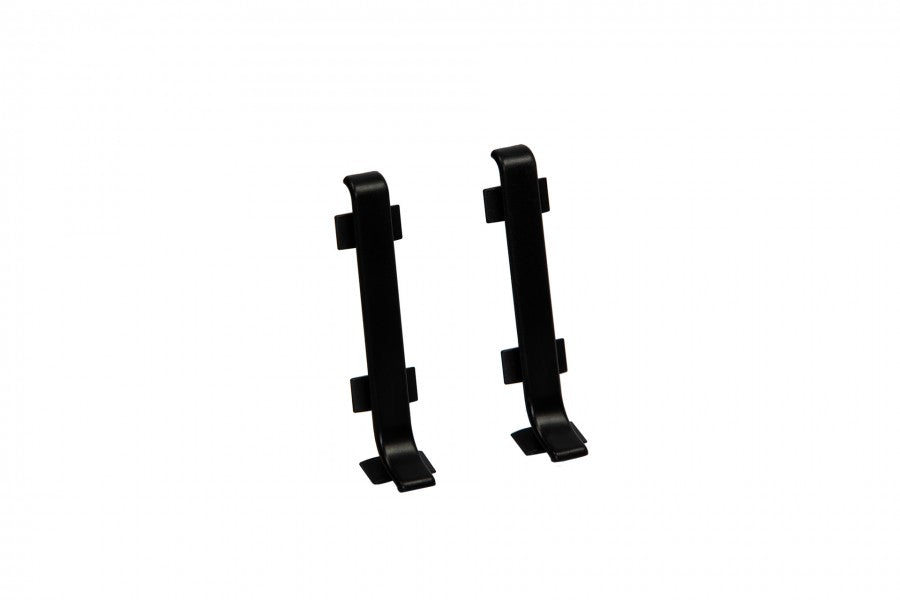Skirting board connector LP 59 gloss Black 2 pcs.