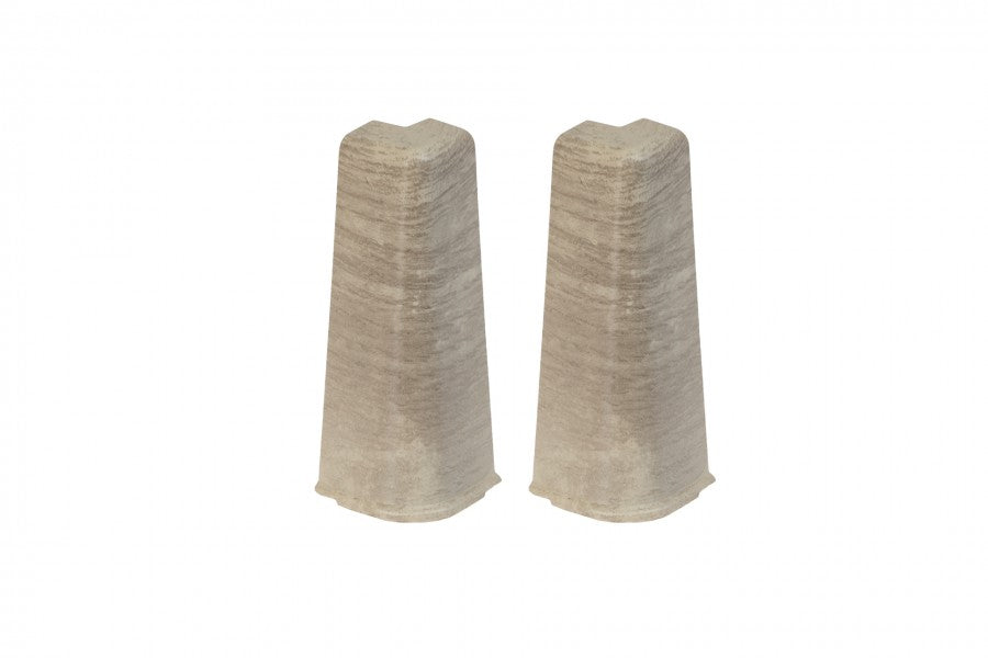 Hi Line skirting board end caps, external corner, 1 set = 2 pcs, Lincoln Mat
