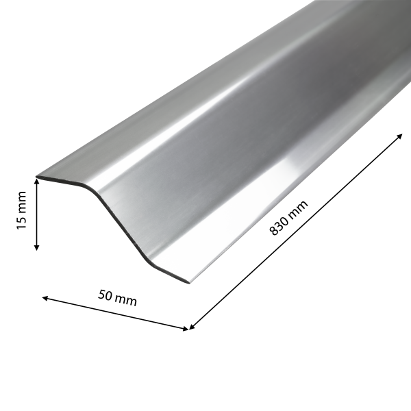 Protective strip AL Z 50mm L= 0.83m Silver El-Poler