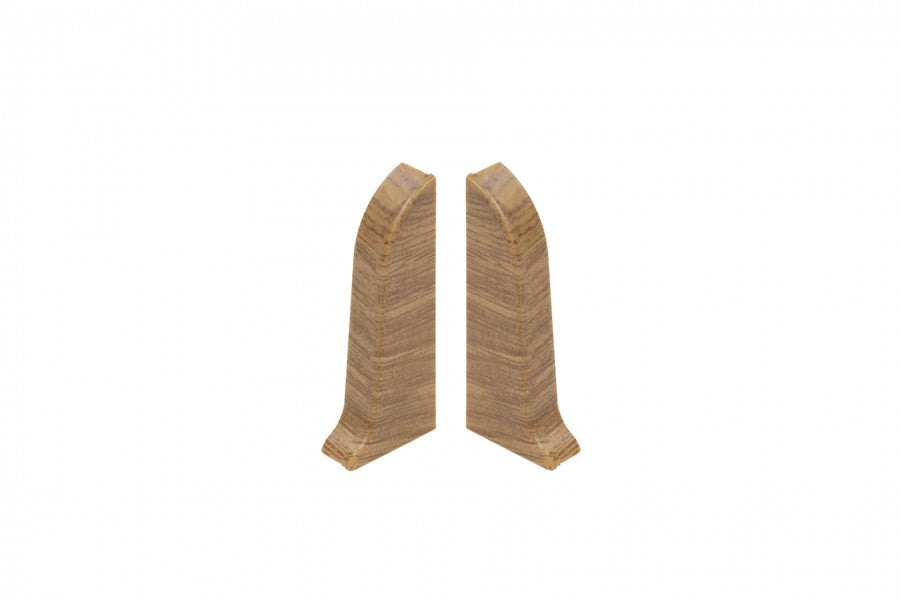 End caps for Classic skirting board 22x59mm 1 set = 2 pcs (L+R) Cezar Oak Alabama Matt