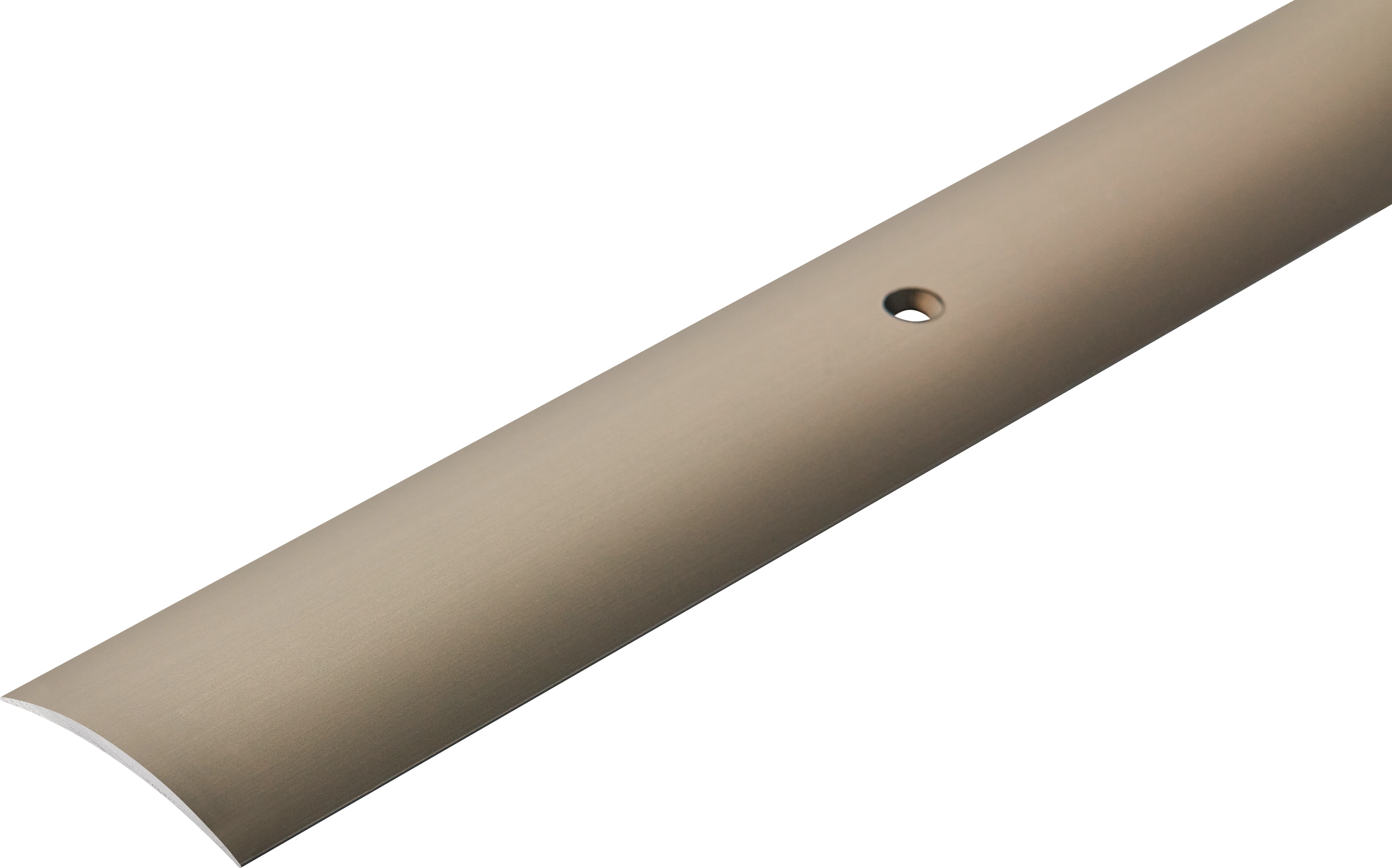 Profil progowy owalny aluminiowy szeroki 40mm Cezar Szampan Mat 0,90m