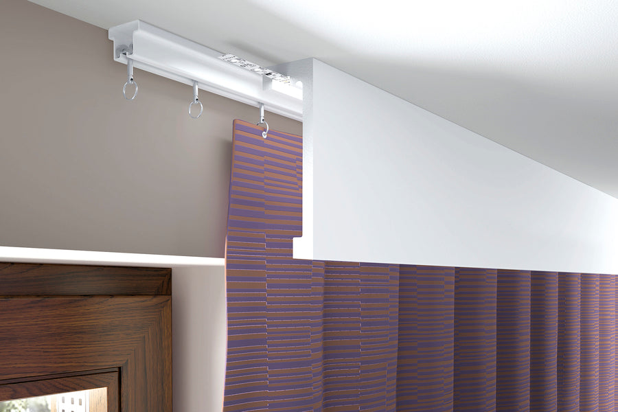 Listwa karniszowa 120x43,5mm Cezar Biały RAL9003 Połysk 2,44m