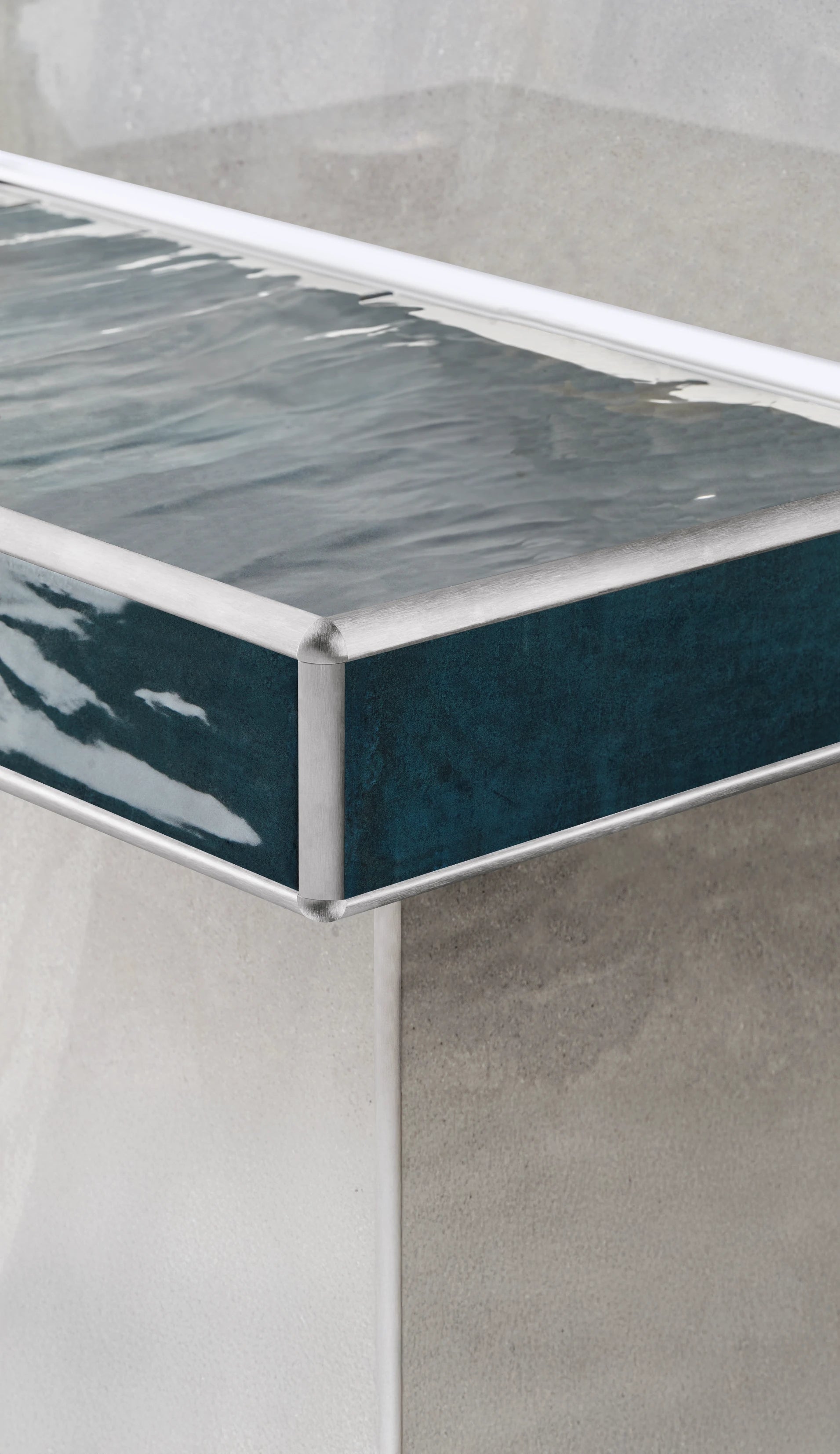 Profil do glazury ze stali nierdzewnej krawędziowy owalny 8mmx29mm Cezar Naturalny Połysk 2,50m