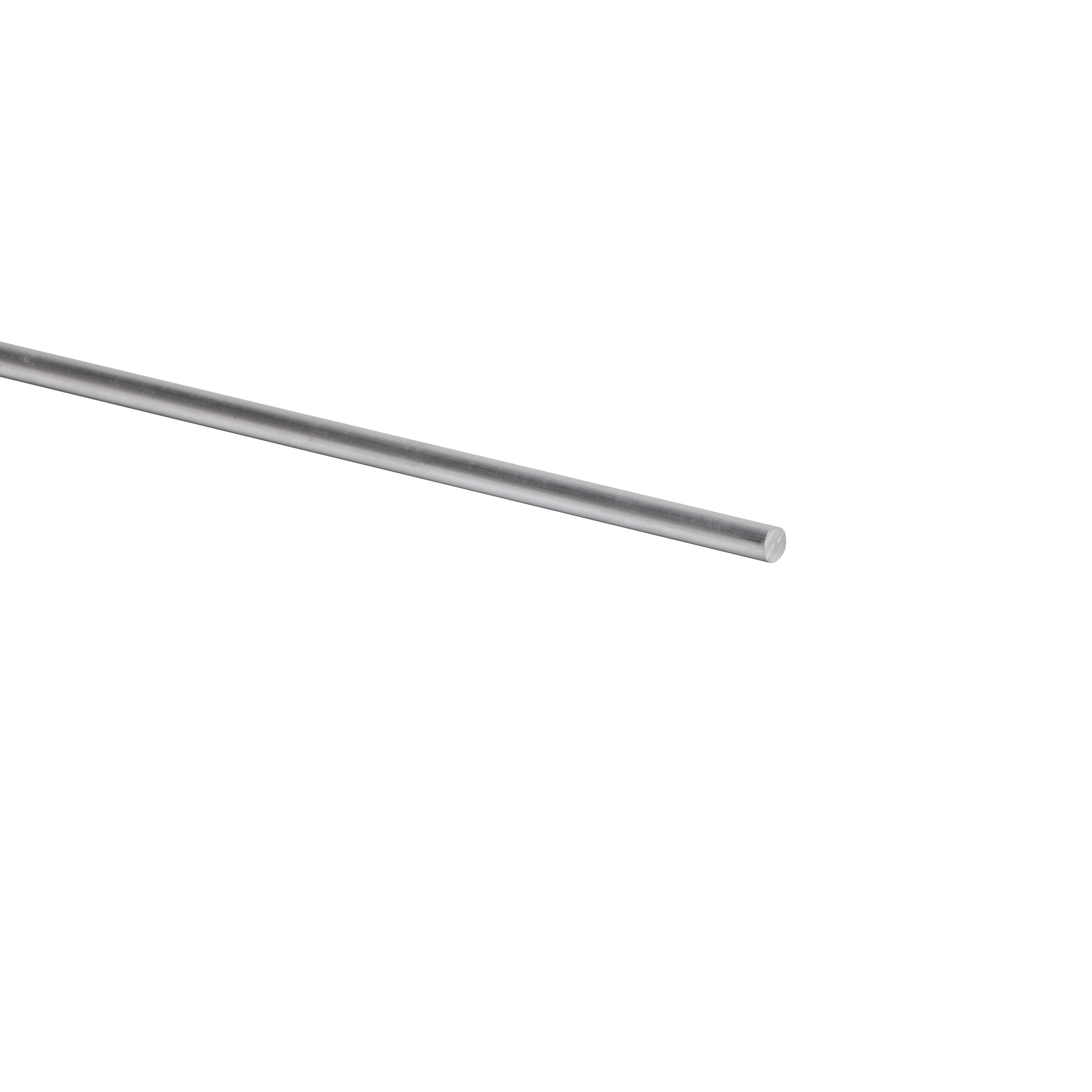 Round aluminum barbell 5mm Cezar Natural raw 1m