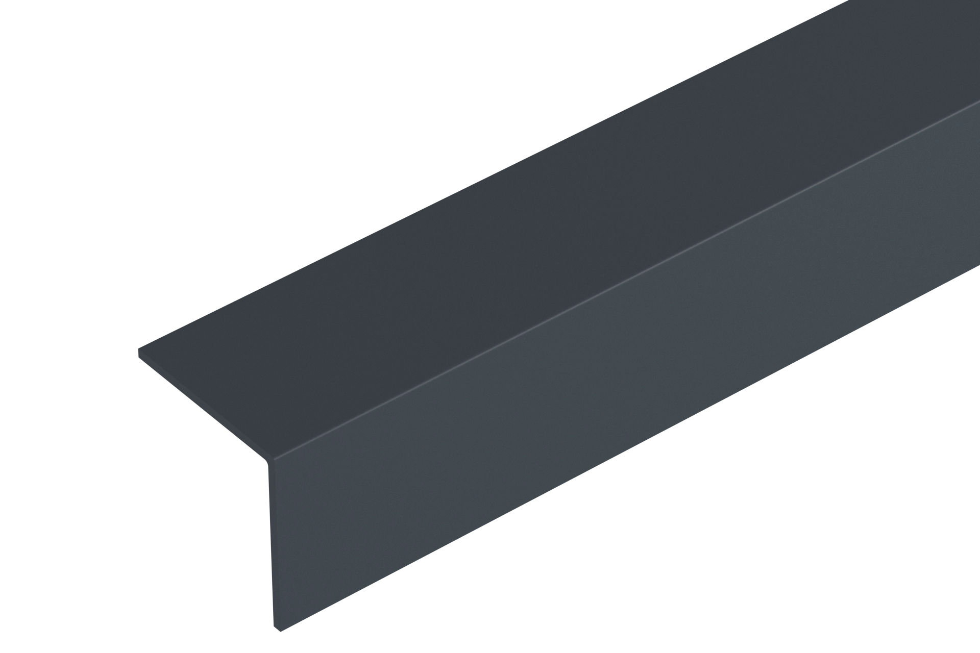 Kątownik PVC 10x10x1,1mm Cezar Antracyt RAL7016 Mat 2,75m