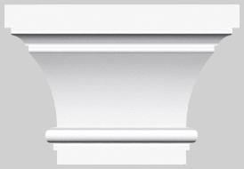 Kominek drzwi ściana KDS-32 Cezar Biały