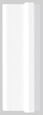 Kominek drzwi ściana KDS-30 Cezar Biały