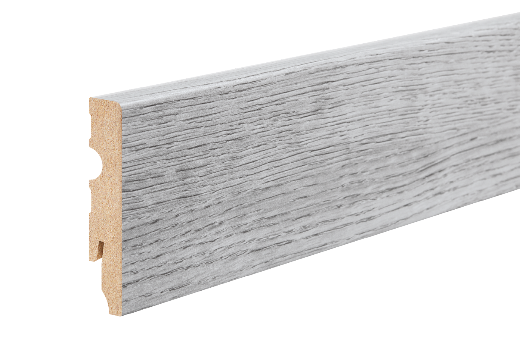 Listwa przypodłogowa MDF 80x13mm Cezar Greywick półmat 2,20m