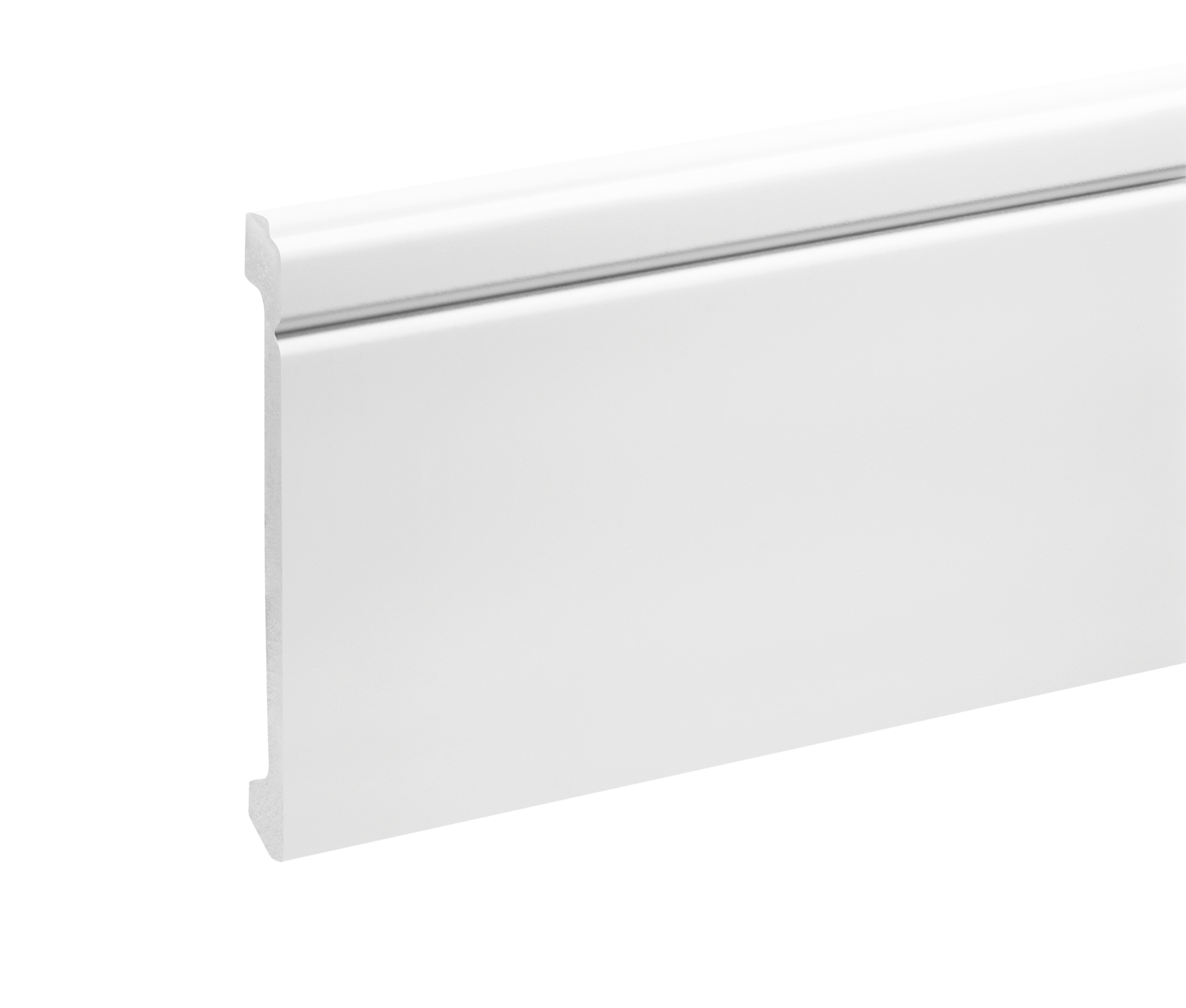Listwa przypodłogowa LPC-30 138x16mm Cezar Biały Mat 2,44m