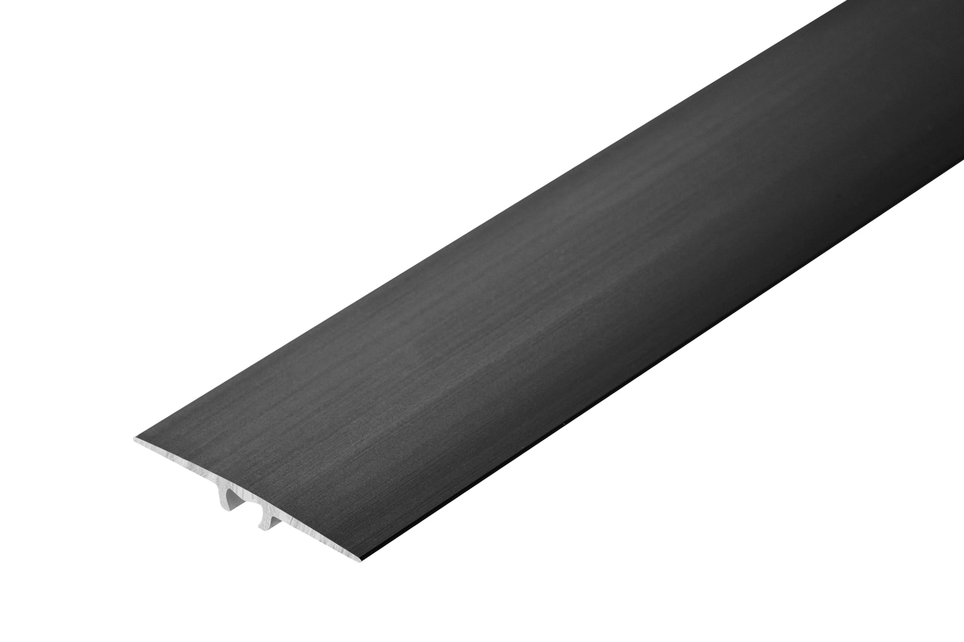 Profil progowy płaski aluminiowy 35mm 5w1 Cezar Czarny Mat 0,93m