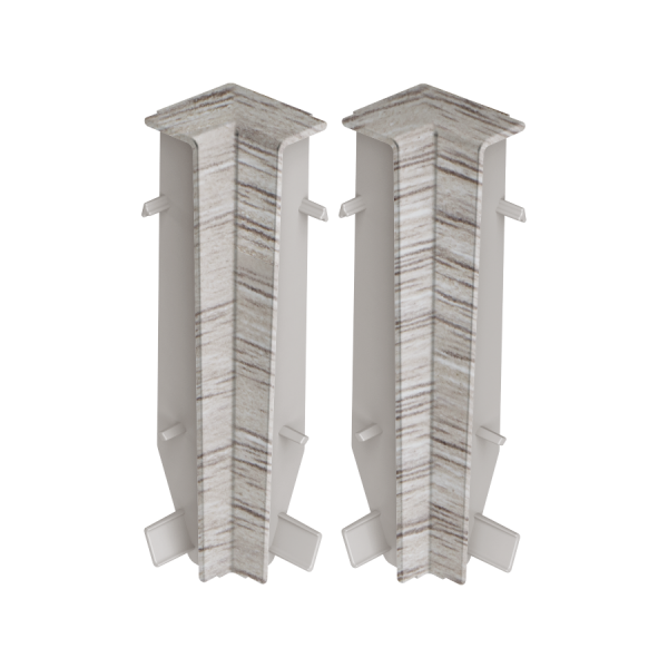 Narożnik wewnętrzny do listwy przypodłogowej MASTERLINE 13x80mm 1kpl=2szt Cezar Atlantyk Mat