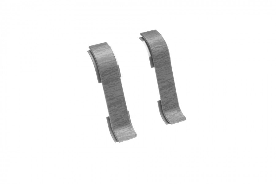 Connector for Classic skirting board 22x59mm 1 set = 2 pcs Cezar Dark Gray Oak Matte