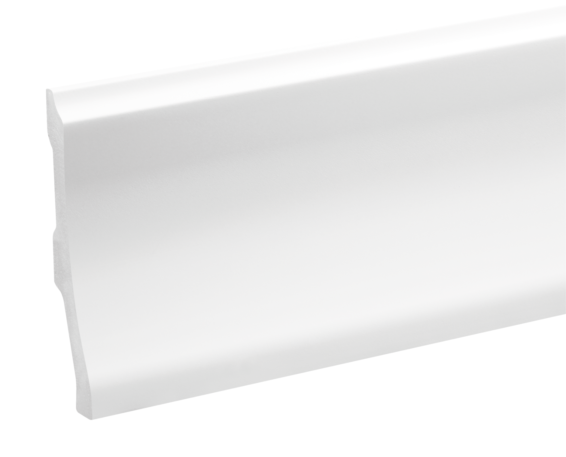 Listwa przypodłogowa LPC-34 119x16mm Cezar Biały RAL9003 Połysk 2,44m