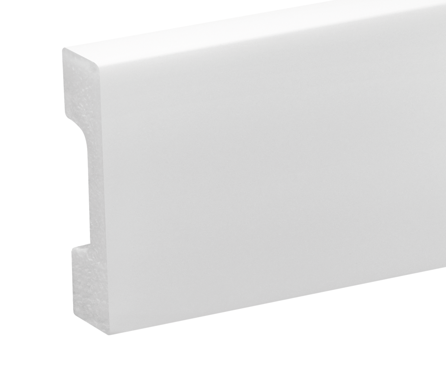 Listwa przypodłogowa LPC-27 57x16mm Cezar Biały Mat 2,44m
