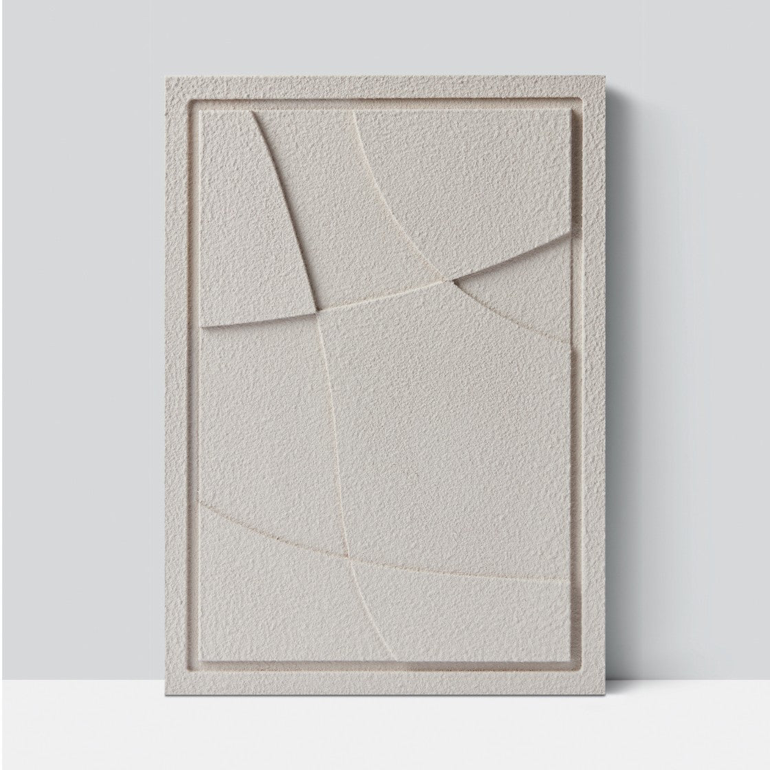 Wall Decor 500x700x18mm ABSTRACT 4 MURSO Natural Cream