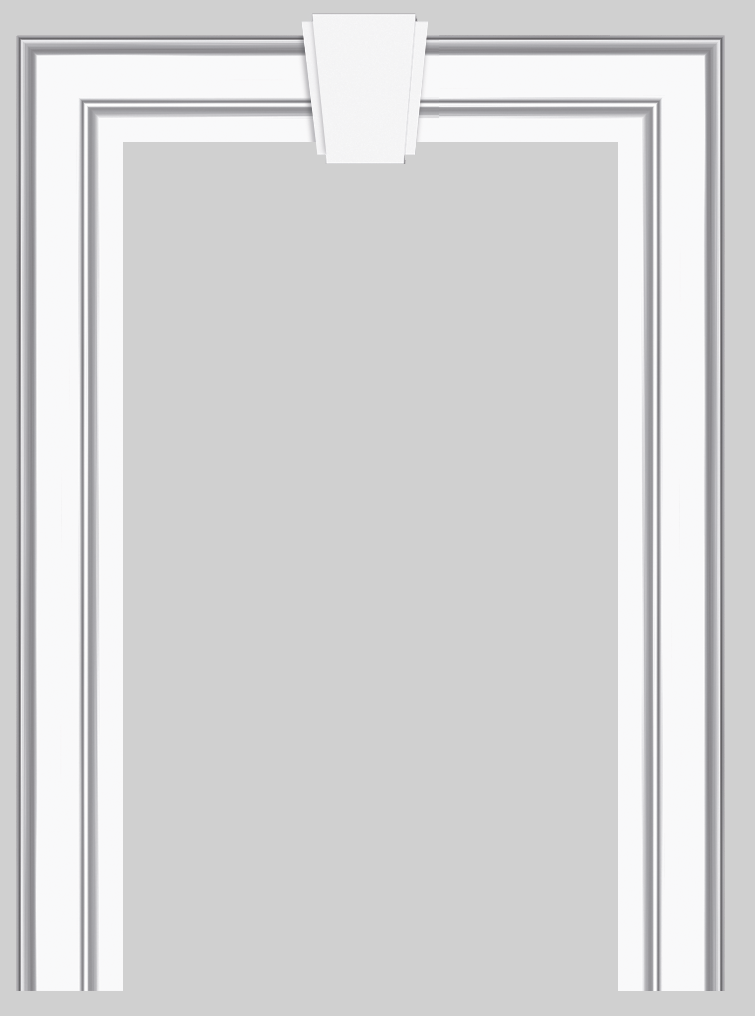 Kominek drzwi ściana KDS-31 Cezar Biały