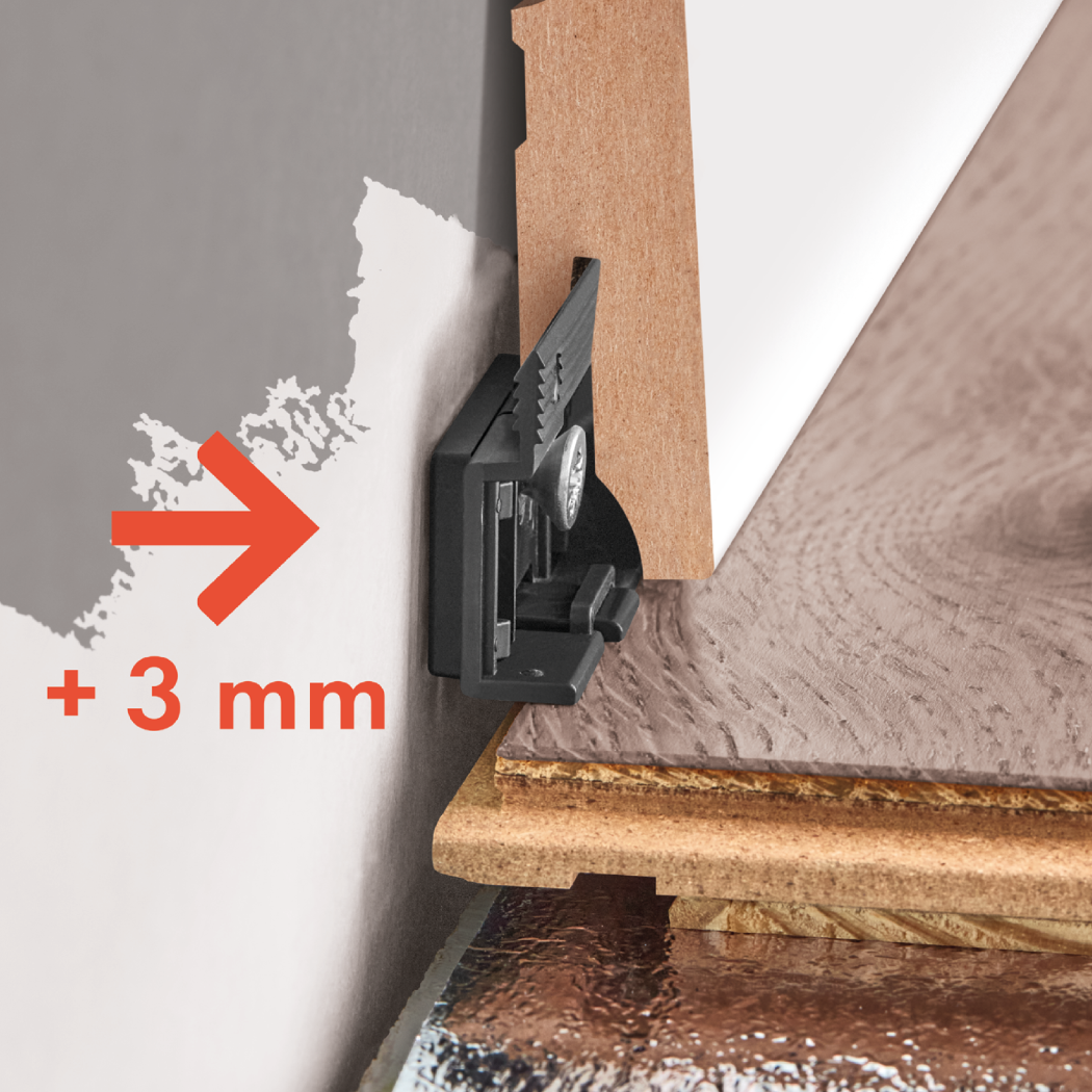 Listwa przypodłogowa MDF 80x13mm Cezar Victorian wood półmat 2,20m