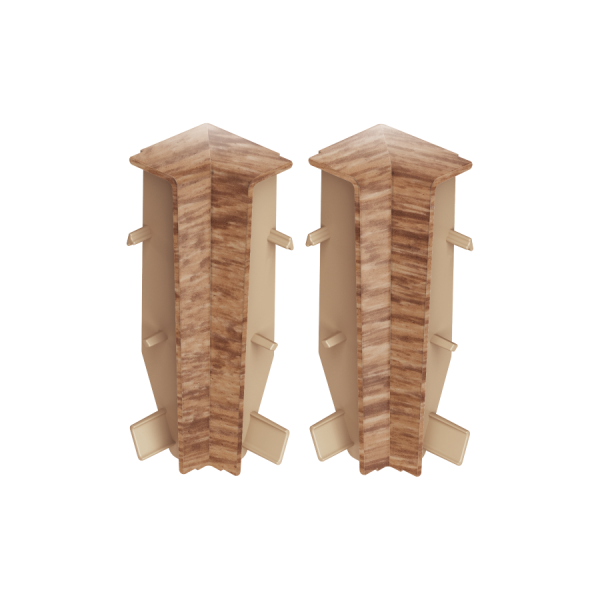 Narożnik wewnętrzny do listwy przypodłogowej MASTERLINE 17,1x61,5mm 1kpl=2szt Cezar Dąb Royal Mat