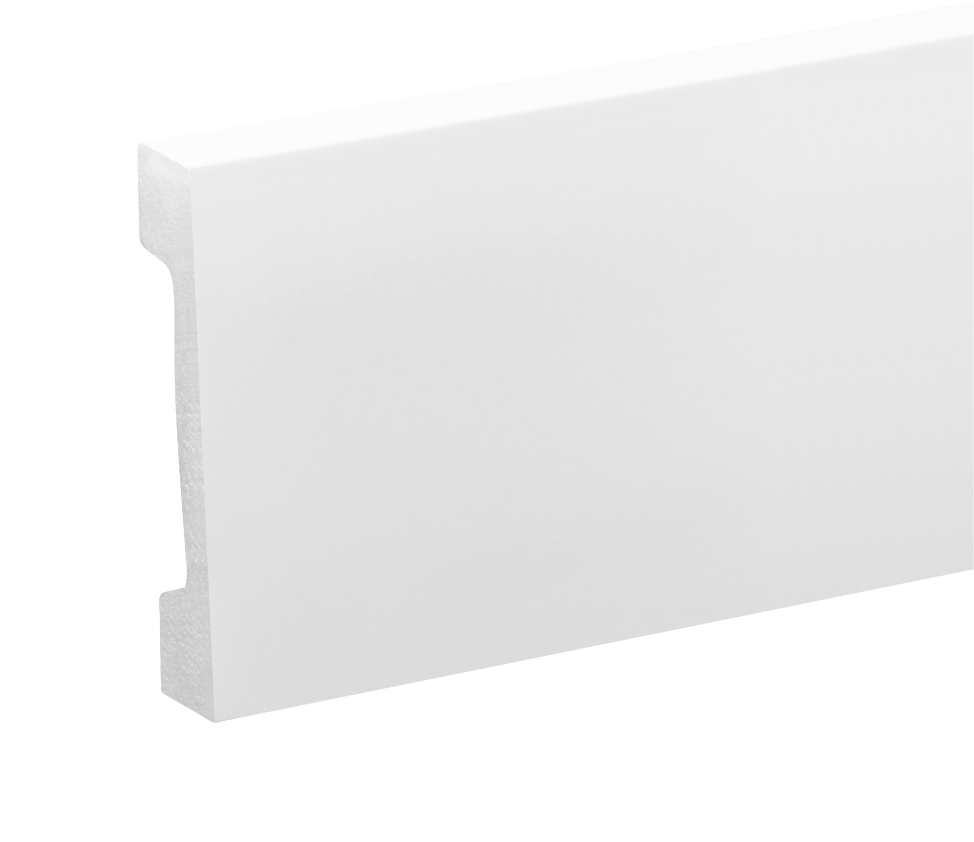 Listwa przypodłogowa LPC-28 79x16mm Cezar Biały Mat 2,44m