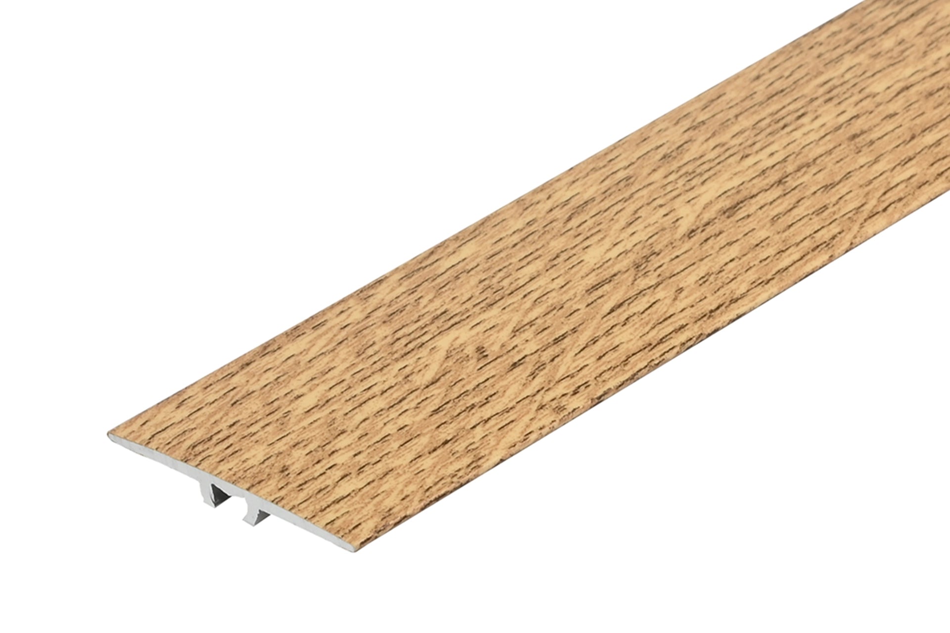 Profil progowy aluminiowy płaski 35mm 5w1 Cezar Dąb Naturalny Mat 0,93m