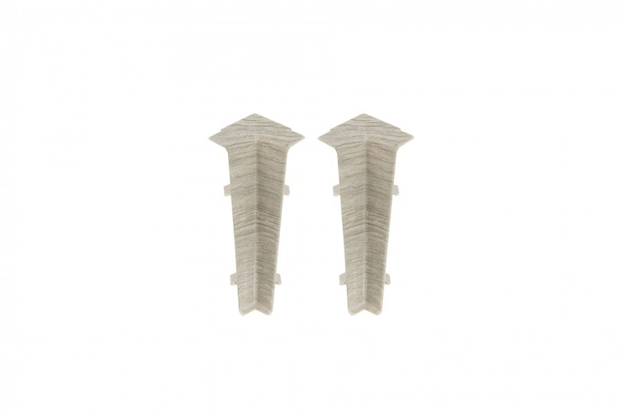 Narożnik wewnętrzny do listwy przypodłogowej Hi Line 23,4x75mm 1kpl=2szt Cezar Dąb Beżowy Haras Mat