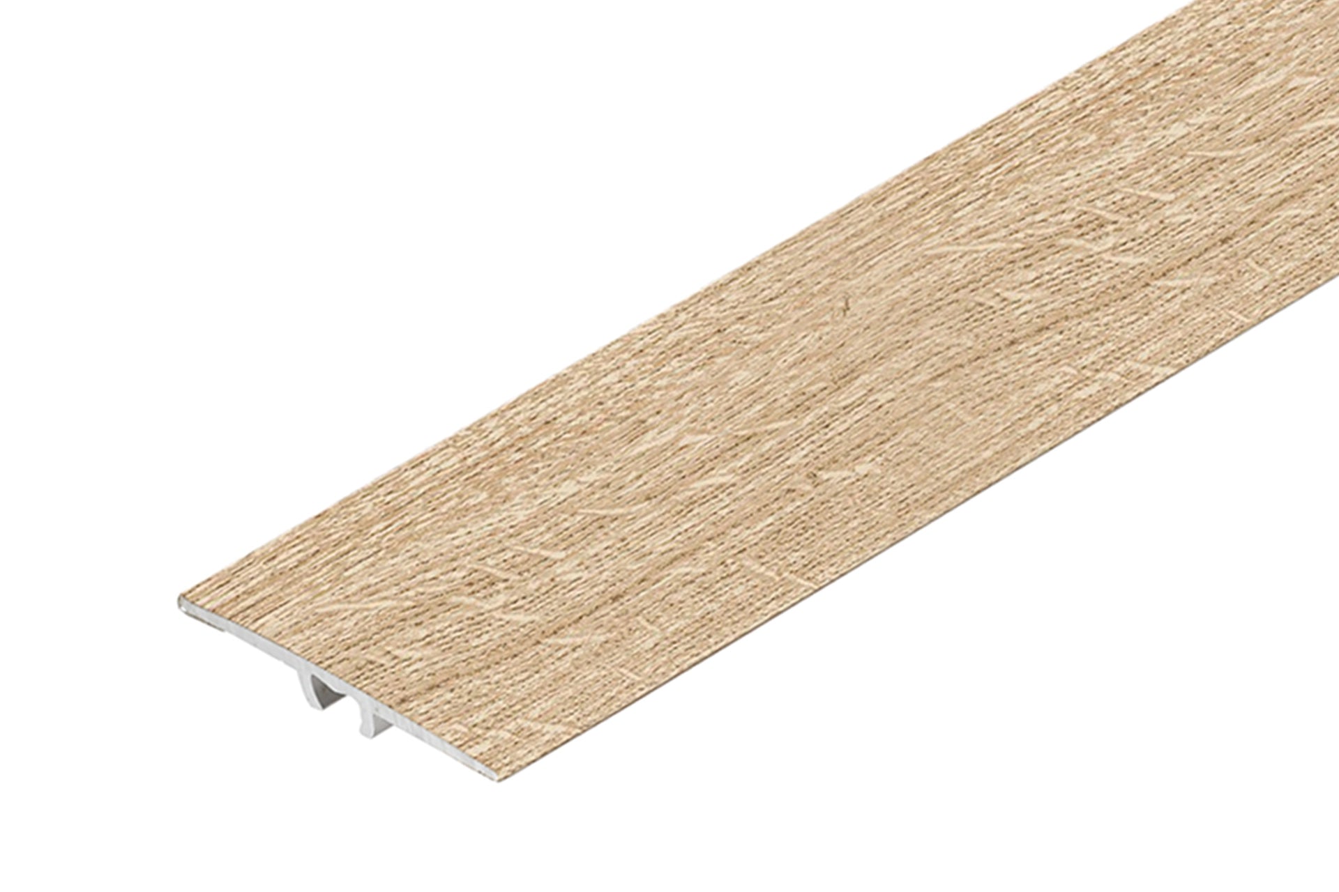 Profil progowy aluminiowy płaski 35mm 5w1 Cezar Dąb Jasny Mat 0,93m