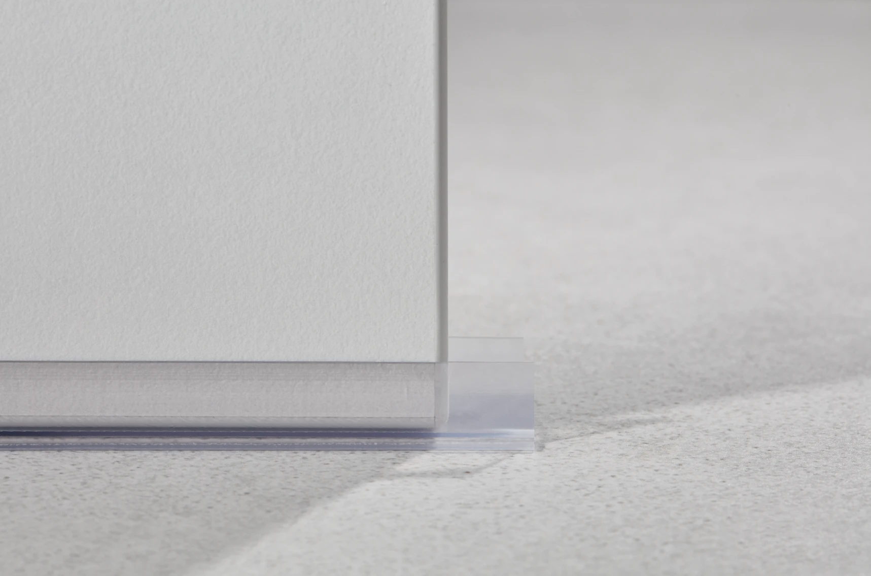 Uszczelka cokołowa 18-20mm PVC Cezar Transparentna Mat 3m