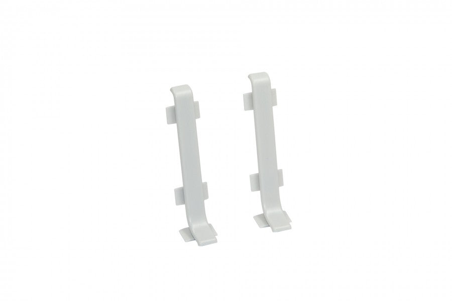 Łącznik do listwy przypodłogowej 59mm 1kpl=2szt Cezar Szary Jasny RAL7035 Mat