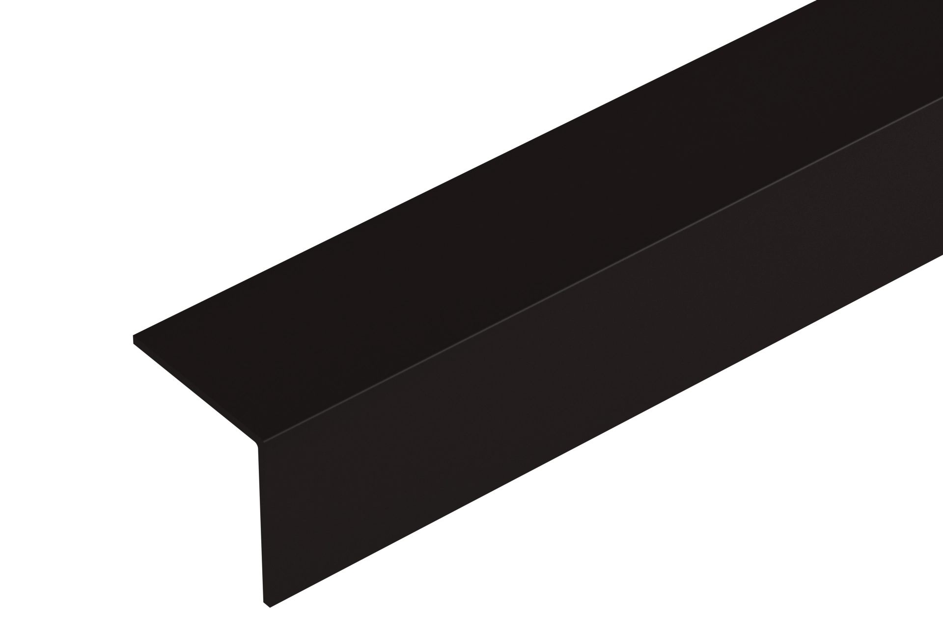 Kątownik PVC 50x50x1,1mm Cezar Brązowy Mat 1m