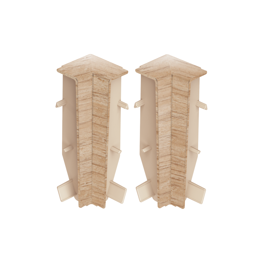 Internal corner for MASTERLINE skirting board 15x60mm 1 set = 2 pcs Cezar Kroton Mat