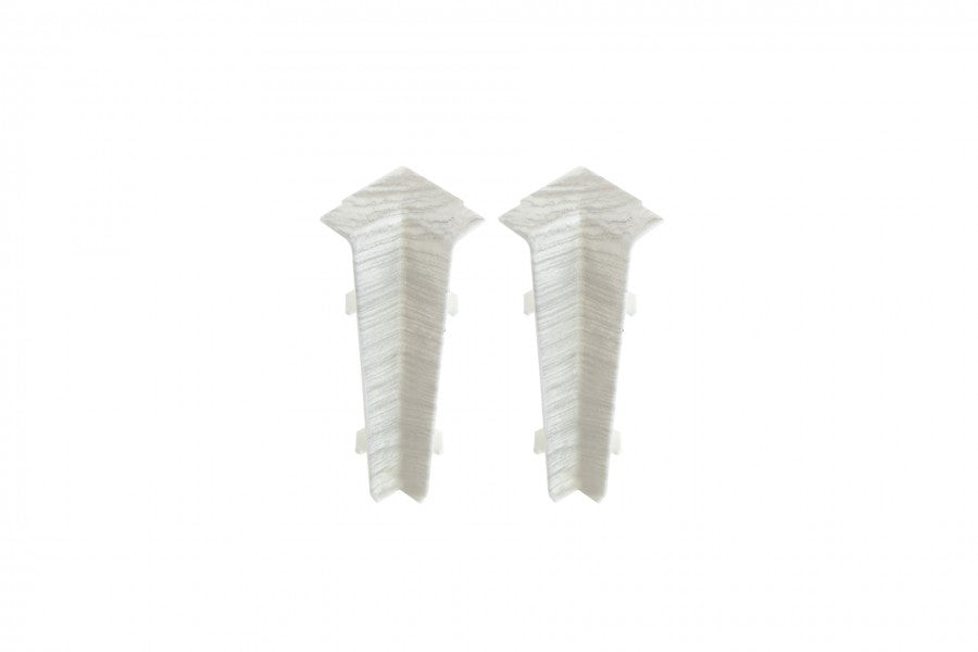 Narożnik wewnętrzny do listwy przypodłogowej Hi Line 23,4x75mm 1kpl=2szt Cezar Dąb Nike Mat