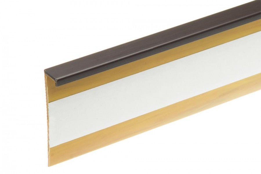 Listwa dywanowa płaska PVC Cezar Brąz Czekoladowy RAL8019 Mat 2,50m