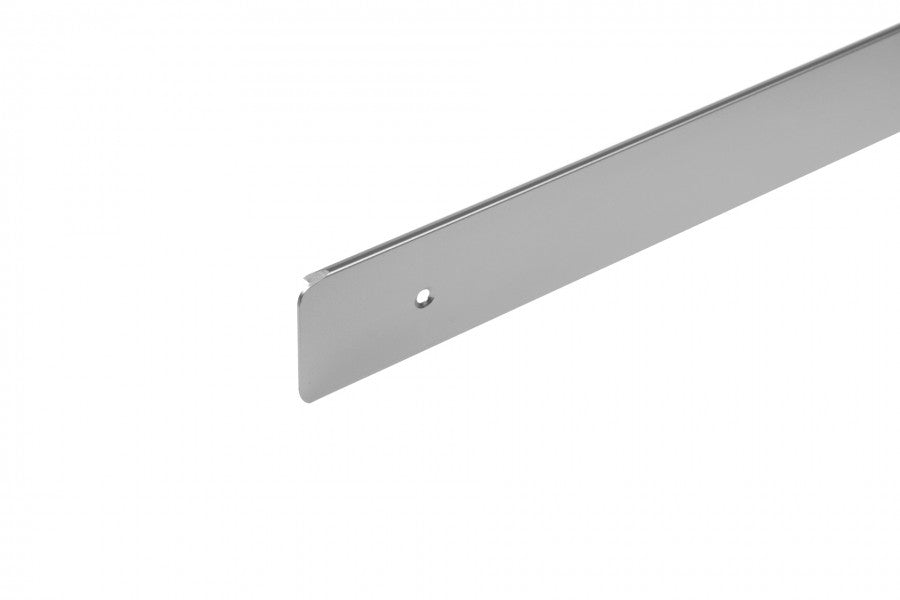 Listwa do blatu aluminiowa boczna prawa 40mm Cezar Srebrny Mat 0,62m