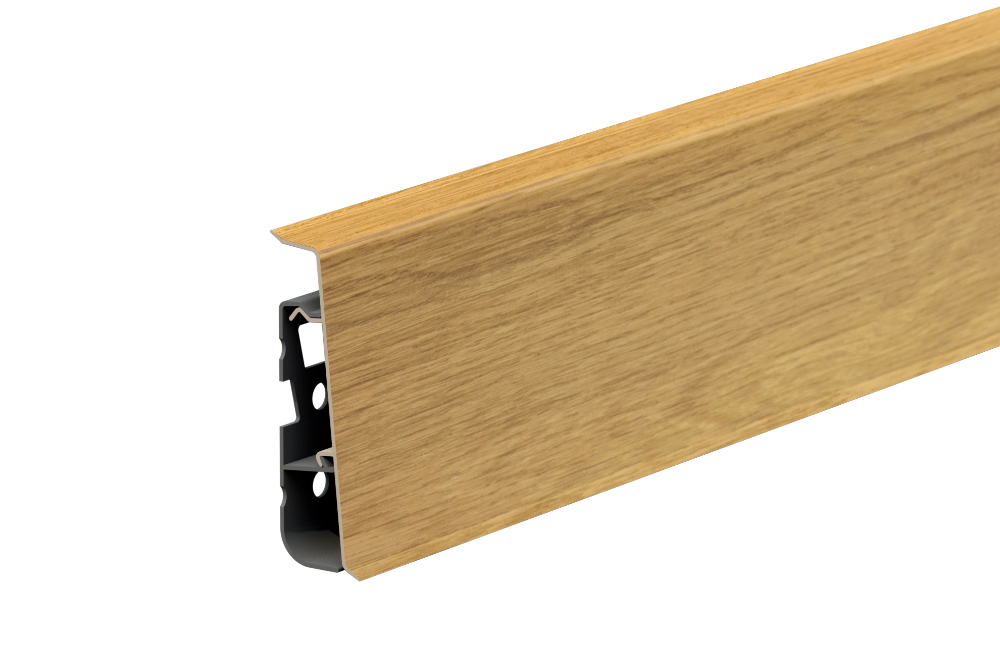 Zaślepki do listwy przypodłogowej Hi Line 23,4x75mm 1kpl=2szt(L+P) Cezar Dąb Dublin Mat