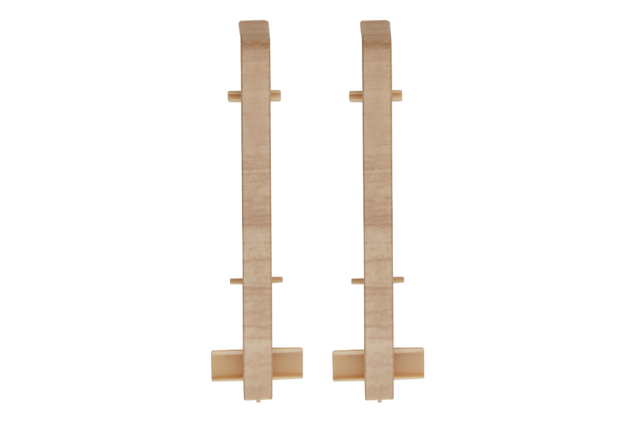 Connector for MASTERLINE skirting board 13x80mm 1 set = 2 pcs Cezar Honey amber Mat