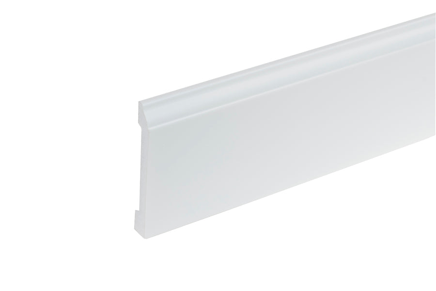 Listwa przypodłogowa LPC-15 81x12mm Cezar Biały Mat 2,44m